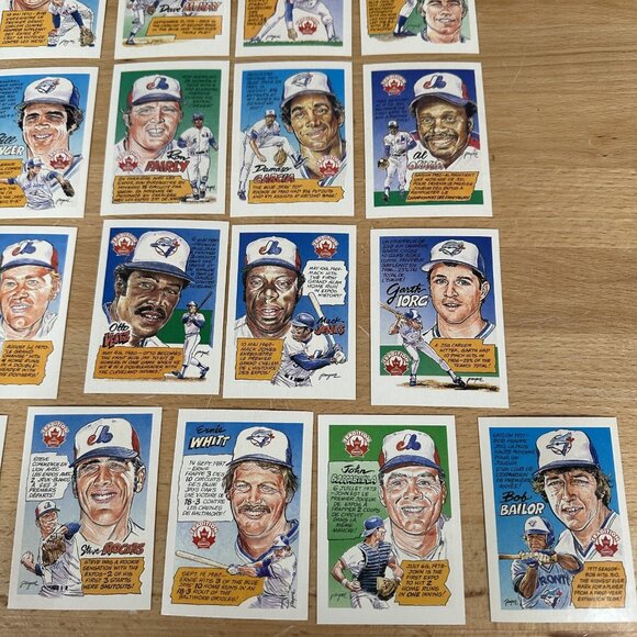 1992 Nabisco Series- Toronto  Blue Jays and Montreal Expos - Complete Set of 36 - Picture 5 of 6